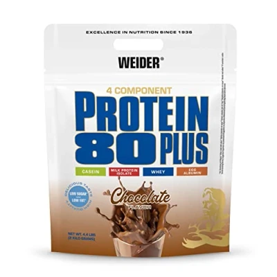 Imagen de Weider Protein 80 Plus, Proteina de suero leche, Sabor Chocolate, 2000 gr
