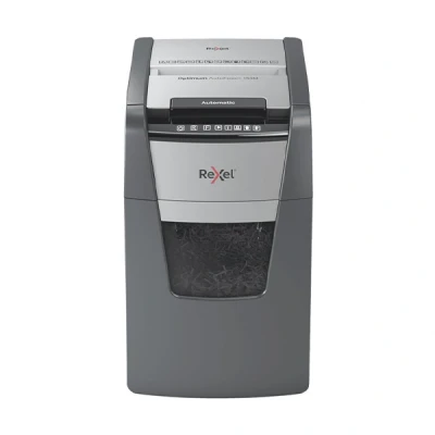 Imagen de Rexel Optimum Autofeed Destructora de Papel Alimentación Automática y Microcorte P5, 150 Hojas, Papelera Extraíble 44 L, 2020150M