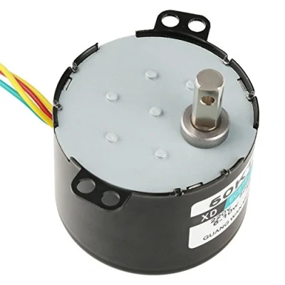 Imagen de 50KTYZ AC 220V 6 10w Motor Síncrono en Miniatura de Lmán Permanente CW/CCW Eléctrico Baja Velocidad y Alto Torque(5RPM)