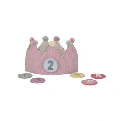 Imagen de Corona de cumpleaños con números rosa Little Dutch