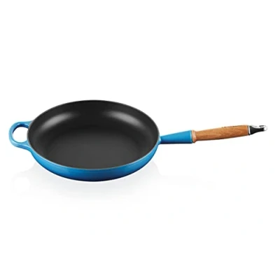Imagen de Le Creuset Frying Pan Signature Azure ø 28 cm / 2.6 Liter enamelled non stick coating