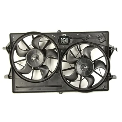 Imagen de TYC 810 0016 Ventilador de radiador 300 130+190 con bastidor (armazón), resistencia carga FORD: Focus Mk1 Hatchback, 2 Limousine