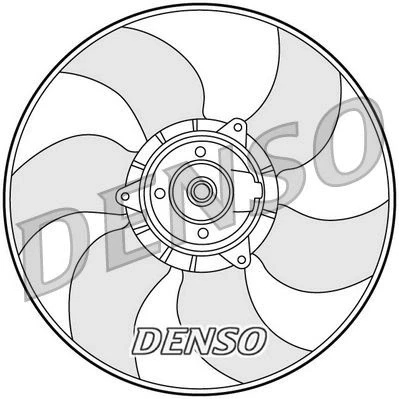Imagen de DENSO DER23001 Ventilador de Radiador 380 RENAULT: MEGANE 2, 2 Stufenheck, Coupe Cabriolet
