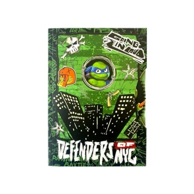Imagen de Ninja Turtles TMNT DIN A5 cuaderno con disco giratorio, 120 páginas rayadas, como o diario, Official Merch
