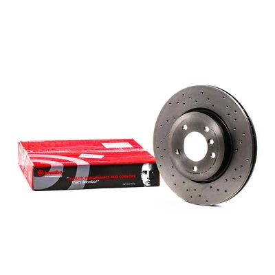 Imagen de BREMBO XTRA LINE 09.8952.1X Disco de freno 325 25 5 perforado/ventil. int. revestido altamente carbonizado con tornillos BMW: 3 Coupé, Berlina