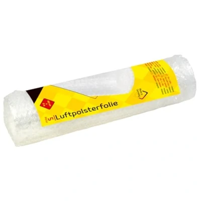 Imagen de Idena 10339 Papel de burbujas para envíos, embalajes y mudanzas, 40 cm x 5 m en rollo, 70 µ, transparente, 1 pieza