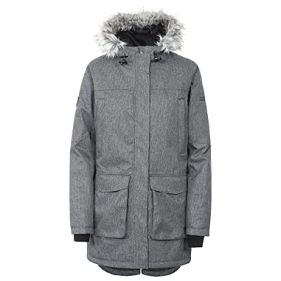 Imagen de Trespass Tp75 Thundery Chaqueta, Mujer, Black/Silver Grey, XXL