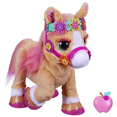 Imagen de furReal Cinnamon, My Stylin’ Pony Toy; 35.5 Cm Electronic Pet, 80+ Sounds and Reactions; 26 Accessories; Ages 4 Up