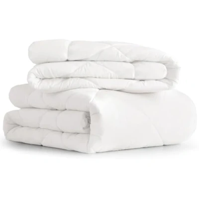 Imagen de CozyLux edredón de 140 x 200 cm, 4 estaciones, 2 piezas, incluye para todo el año, 300 g/m², verano 150 edredones con botones, cuatro