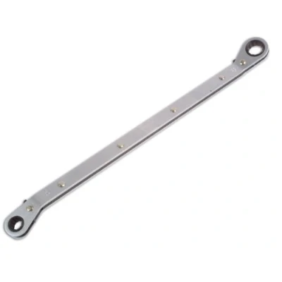 Imagen de Laser 3619 Llave de estrella doble acodada con carraca (8 x 12 mm, 300 mm)