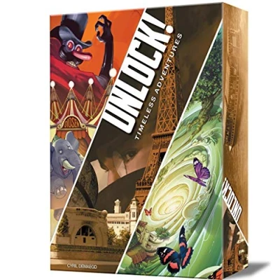 Imagen de Space Cowboys Unlock! Timeless Adventures Juego De Mesa Escape Room para Adultos y Familias a Partir 10 Años 1 6 Jugadores 180 Minutos por Partida Español