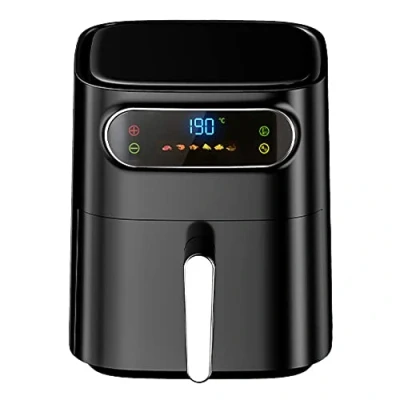 Imagen de Azorex Freidora de Aire sin Aceite Digital Pantalla Táctil Cesta Antiadherente Multifunción Tiempo y Temperatura Regulable Tamaño Grande (7L Negro)
