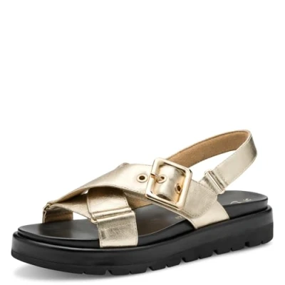 Imagen de Marco Tozzi Sandalias con plataforma, Mujer, Talla: 38, Gold Zapatos