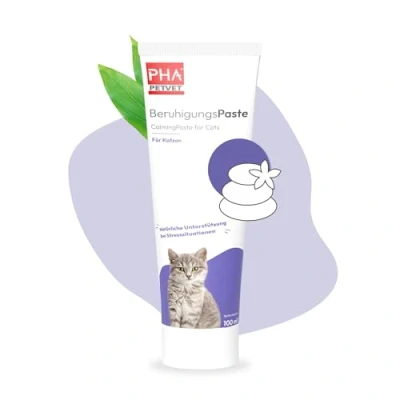 Imagen de PHA Pasta calmante para el estrés, la inquietud, ansiedad, resumen, nuevo entorno, apoyo natural de los nervios, remedio antiestrés, 100 ml