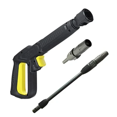 Imagen de Aim Tools Pistola de Gatillo Conexión Rápida Limpiadoras a Presión y Boquilla Lanza para Karcher Lavadoras K3 K4 K5 K6 K7 Sistema Liberación Manguera
