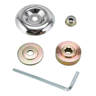 Imagen de Kit de fijación Tuerca Repuesto Metal para Caja Cambios con Tornillos hexagonales desbrozadora Universal M10 Accesorios cortacésped, Cortador Cepillo