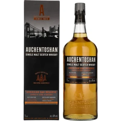 Imagen de Auchentoshan AMERICAN OAK Single Malt Scotch Whisky 40% Vol. 1l in Giftbox