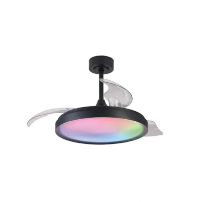 Imagen de Mantra Iluminación Ventilador de techo LED Siberia negro DC silencioso Ø106cm CCT RGB
