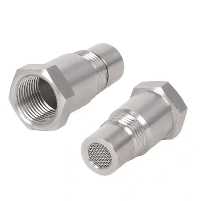 Imagen de 2 adaptadores de sonda lambda, M18 x 1,5, adaptador sensor oxígeno, acero inoxidable O2, extensor escape universal, con filtro oxígeno