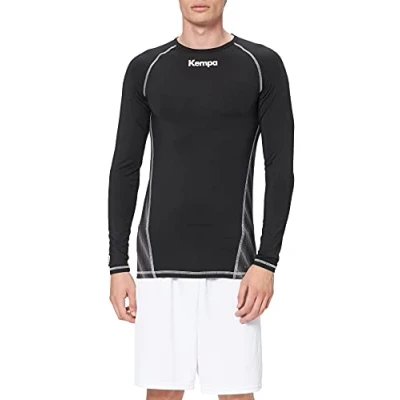 Imagen de Kempa Attitude Longsleeve Camiseta de Entrenamiento, Hombre, Negro, 140