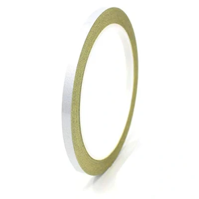 Imagen de 10m tira decorativa autoadhesiva para coche moto barco modelismo bicicleta reflexivo muchos colores y anchos la artesanía (Plateado reflectante, 3mm)