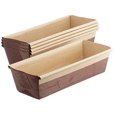 Imagen de DECORA 0320181 Moldes para Plumcake, Muy Prácticos Hornear, Presentar y Regalar Plumcakes, Resistente hasta 200C, Paquete de 5