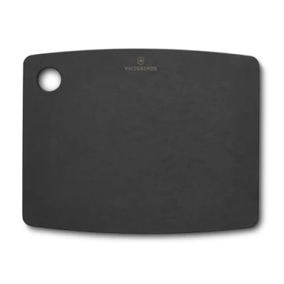 Imagen de Victorinox Tabla de Cortar para Cocina, Material Natural, Compuesto Papel, Carne, Pan, Queso, Apto lavavajillas, S (29.2 x 22.8 0.6) Negro