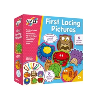 Imagen de Galt Toys, First Lacing Pictures, Threading Toy, Ages 3 Years Plus