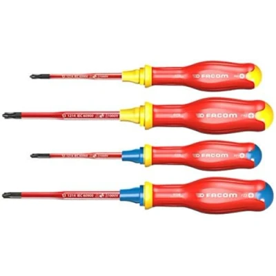 Imagen de Facom ATB.J4TVE Juego de 4 Destornilladores aislados 1000V PROTWIST Slim Borneo