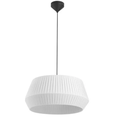 Imagen de Nordlux Lámpara colgante Dicte, atada a mano, Ø40cm, ámbar