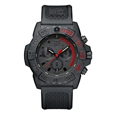 Imagen de Luminox Navy Seal XS.3581.EY Reloj Caballero 45mm de Buceo Militar en Negro Cronógrafo con función Fecha Resistente al Agua 200m