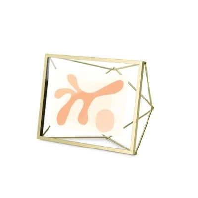 Imagen de Umbra Prisma Marco para fotos, 10x15 cm, Acero, Dorado
