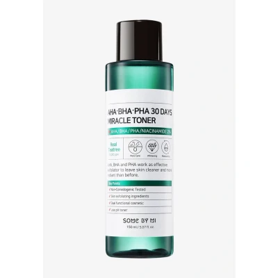 Imagen de Some By Mi Aha Bha Pha 30 Days Miracle Toner, Tónico Facial Antiacné, Transparente, Tea Tree, 150 Mililitro
