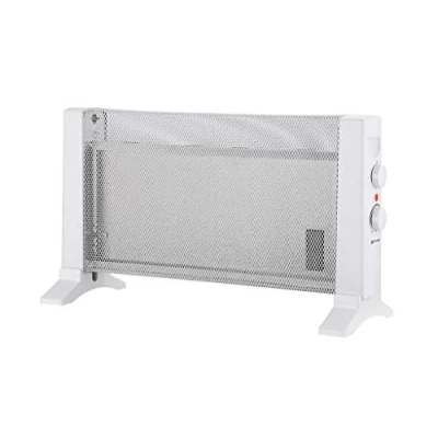 Imagen de Grunkel Radiador de Mica varios elementos calor 2 niveles potencia RMC 600 600W y termostato regulable. Rápido calentamiento aumenta la temperatura inmediato Blanco (600W)