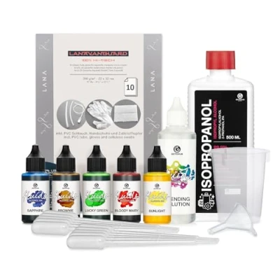 Imagen de Octopus 5X 30ml Set de Inicio Alcohol Ink I Fluids Circle, Tinta al para Fluid Art