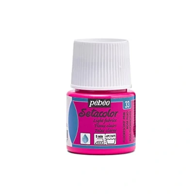 Imagen de Pébéo Pintura Setacolor Tejidos Claros Rosa F. 45ml
