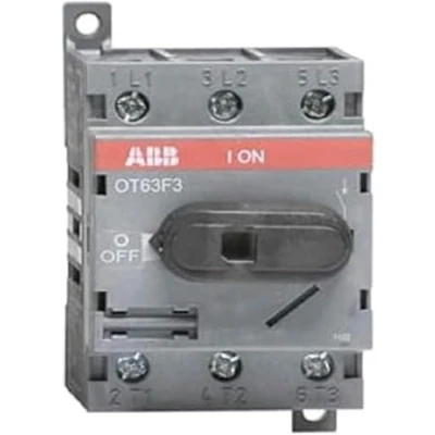 Imagen de Abb entrelec ot63f3 Interruptor secciónador/secciónable 3 polos 63a 63/45a/a
