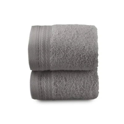 Imagen de Top Towel Premium Toallas de baño Grandes 2 Cara o Bidet 30x50 cms Algodon 100% 600 Gramos Gris