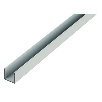 Imagen de Alberts 475697 Perfil en U, Aluminio, natural, 1000 x 15 20 mm
