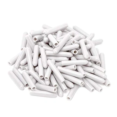 Imagen de Tapas para Estante de Lavavajillas,100 Pack Universal Accesorios Lavavajillas PVC Puntas Protección Cubierta Dientes 1 Pulgada 3MM Diámetro Interior Blanco