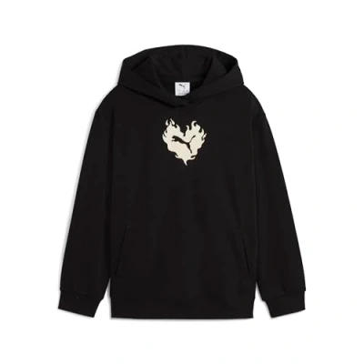 Imagen de Sudadera con capucha Flaming Love juvenil