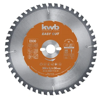 Imagen de KWB 49593033 Hoja sierra circularr EasyCut (300 x 30 mm, Z 48)
