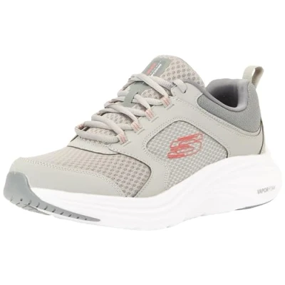 Imagen de Skechers Vapor Foam Newmatic, Zapatillas Hombre, Malla Duraleather Gris con Ribete Rojo, 41.5 EU