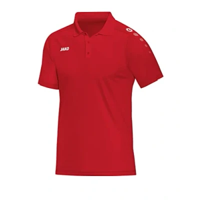 Imagen de JAKO Polo Classico para Hombre, Rojo, S
