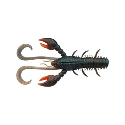 Imagen de Berkley Hollow Craw 7cm Dark Cray UV (8 stuks) Shads