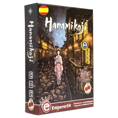 Imagen de 2 Tomatoes Games Hanamikoji Juego de Mesa Cartas Compite y Obtén El Favor Siete Ilustres Geishas Jugadores Español Temática: Japón