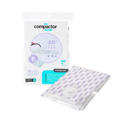 Imagen de Compactor Bolsa de almacenamiento al vacío (aroma a lavanda L, transparente)