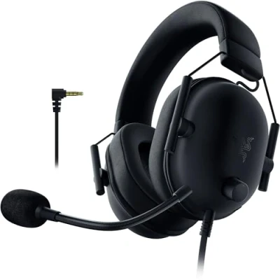 Imagen de Razer Blackshark V2 X (Xbox) Auriculares con Cable para la Consola Xbox SX (250g, micrófono cardioide, Controladores 50mm, cancelación pasiva del Ruido, Conector 3,5mm) Negro
