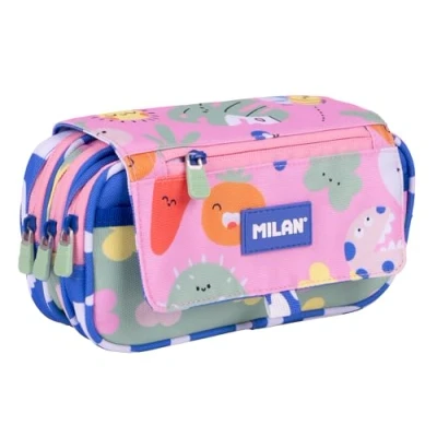 Imagen de Estuche Portatodo Milan 4 Cremalleras Con Solapa Serie Especial Green &amp; Grow