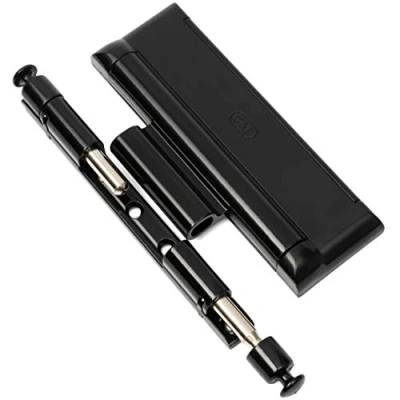 Imagen de Cal DoubleX XL Noir, sécurité de porte et fenêtre Protection anti vol, serrure 2 Vannes en acier, compatible avec Gris anthracite